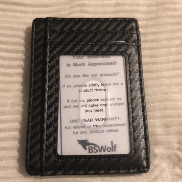 BSWolf RFID Blocking Credit Card Holder Wallet - Picture 6 of 8